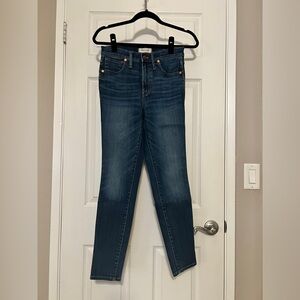 Madewell High Rise Skinny Jeans, Size 27